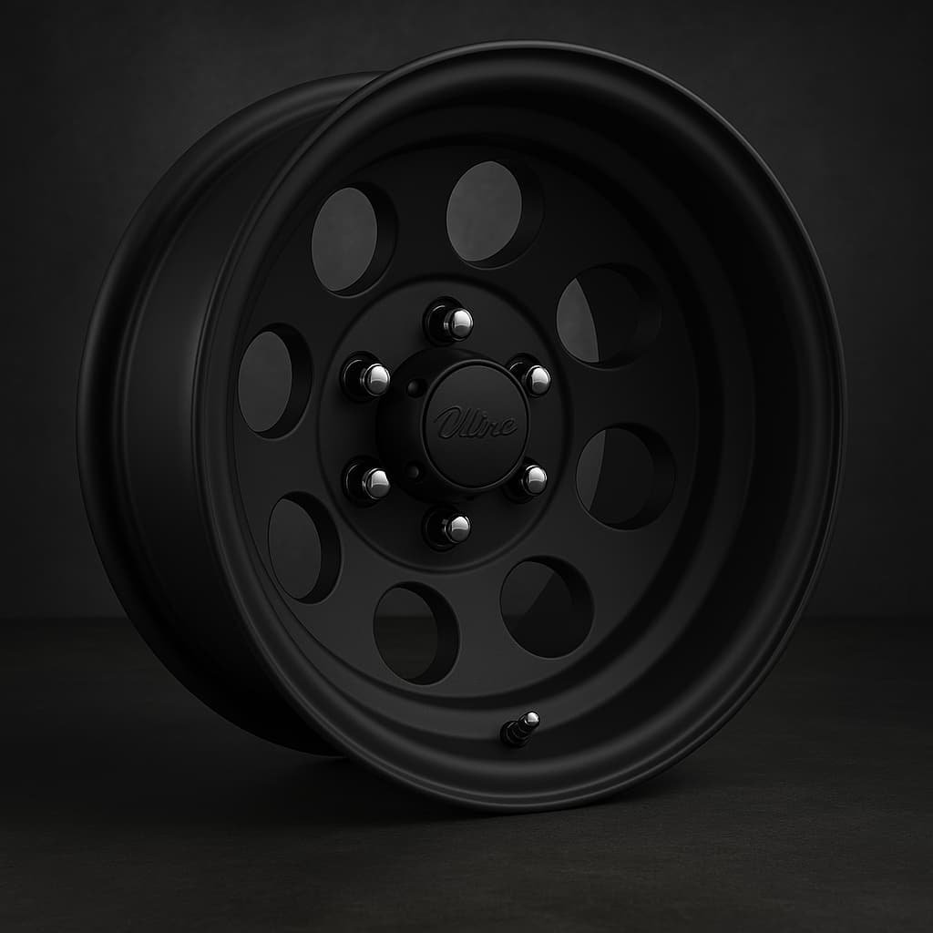 Pacer 164B Сustom Wheel Matte - Lt Mod Black 15" x 7", -9 Offset, 5x114.3 Bolt Pattern, 83mm Hub