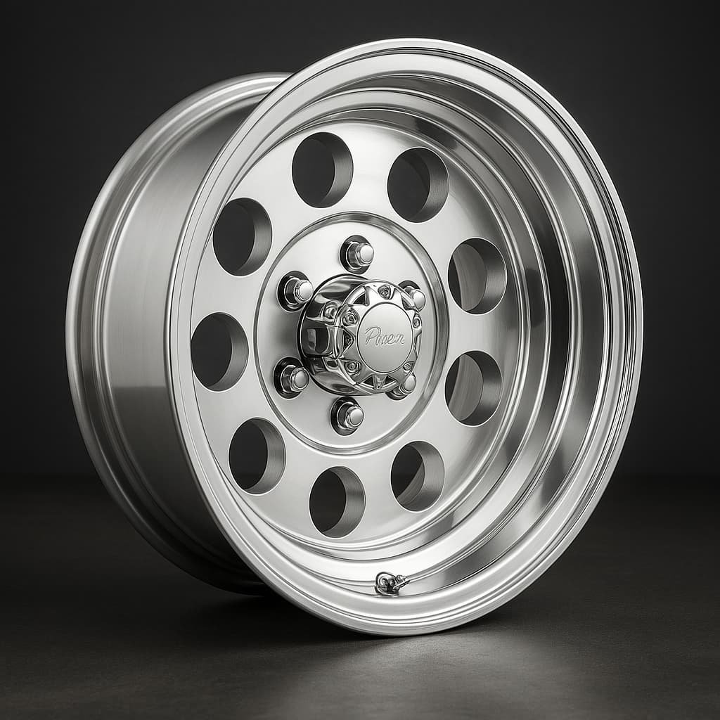 Pacer 164P Сustom Wheel Polished - Lt Mod 15" x 10", -48 Offset, 5x127 Bolt Pattern, 83.06mm Hub