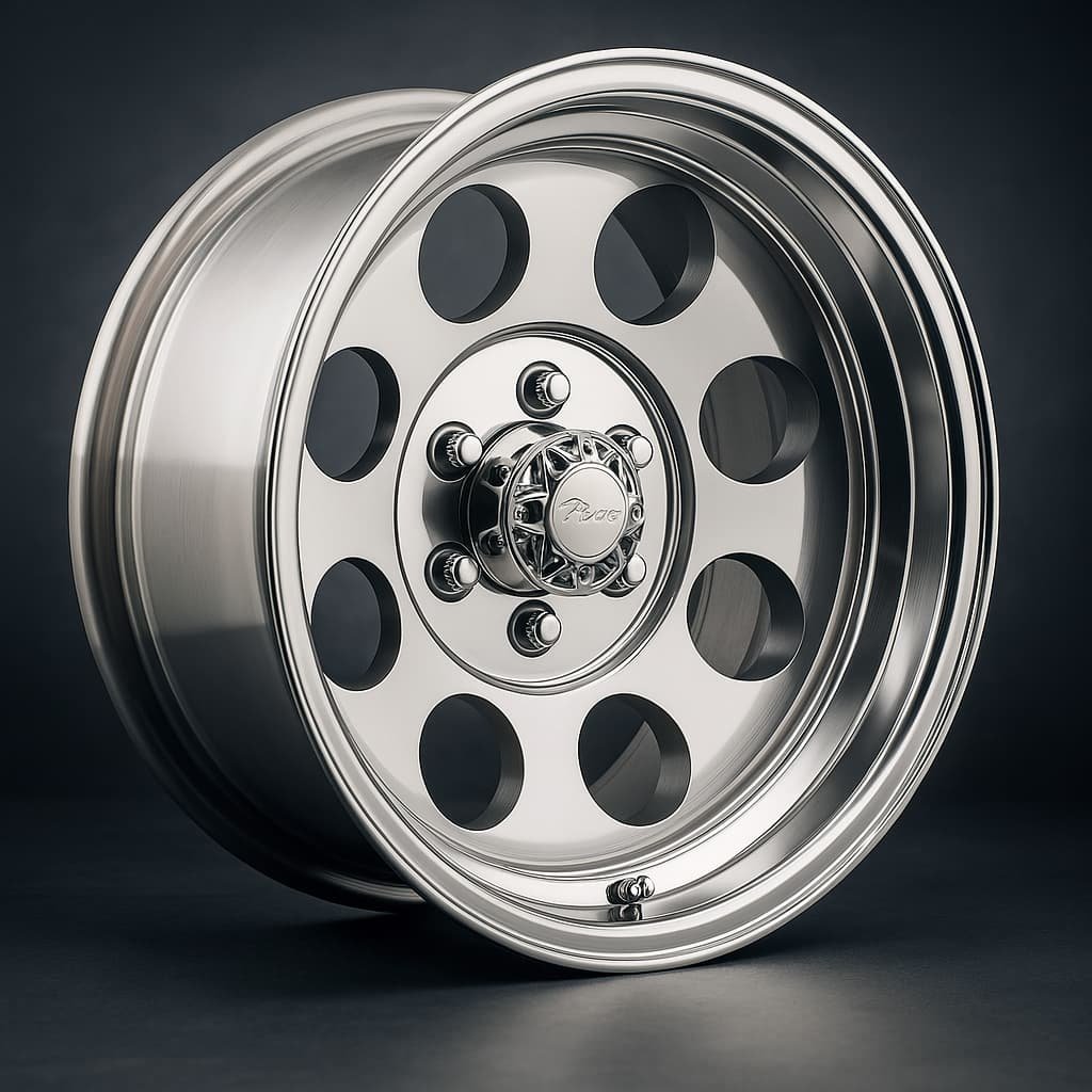 Pacer 164P LT MOD POLISHED Wheel with Polished Finish (15x8"/5x4.5", -19mm Offset)